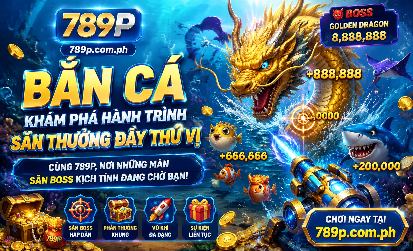 Promotion banner for Bắn Cá